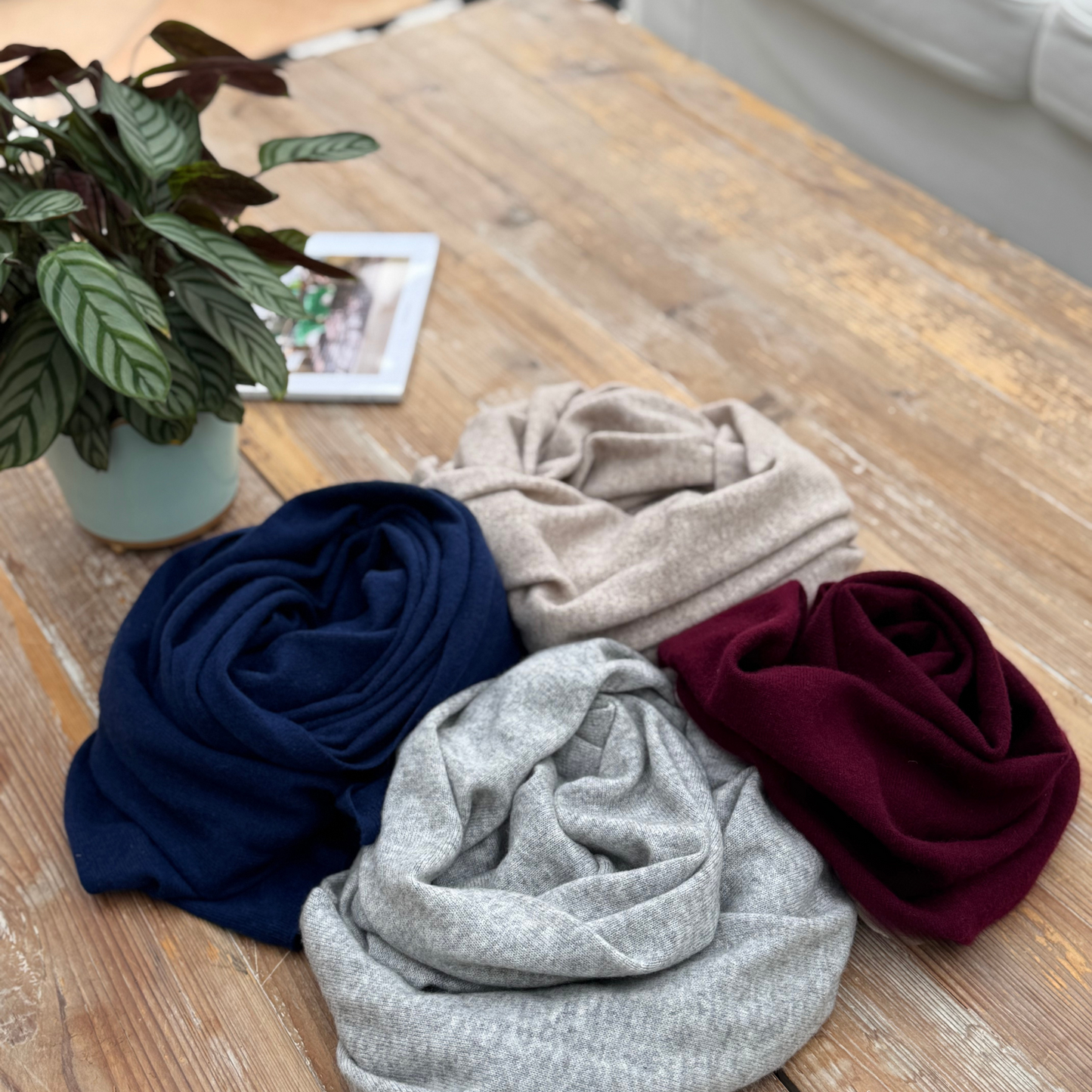 Cashmere Travel Wrap - Sand