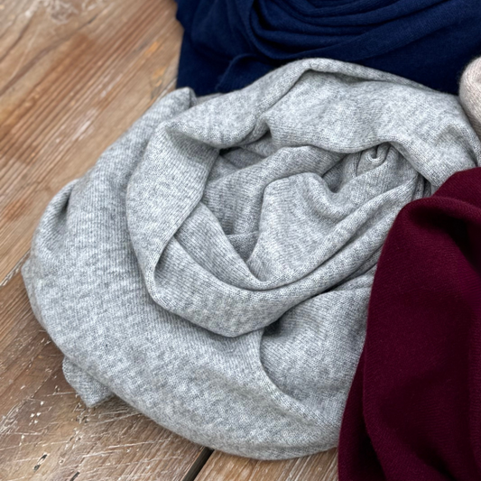 Cashmere Travel Wrap - Light Grey